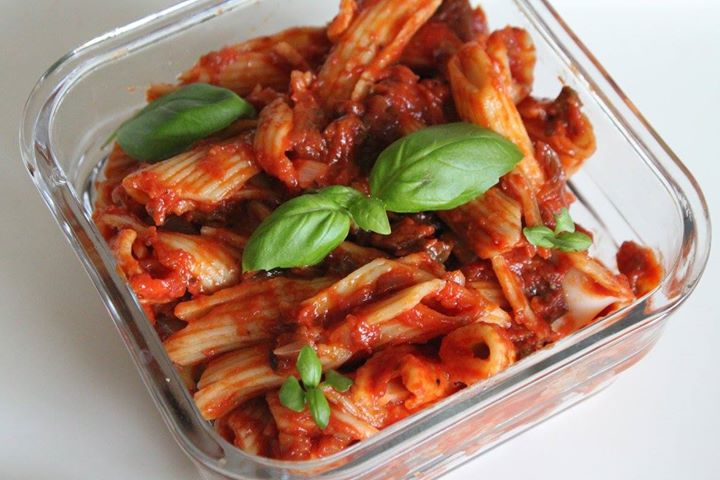 Penne po sycylijsku