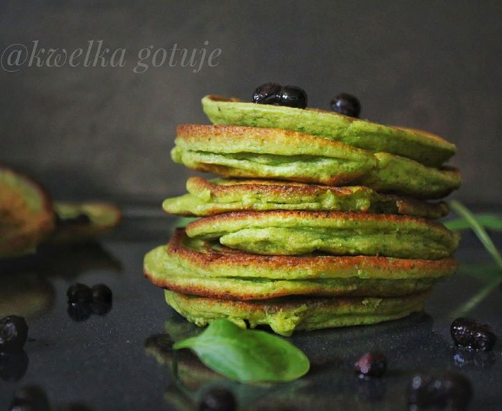 Zielone pancakes