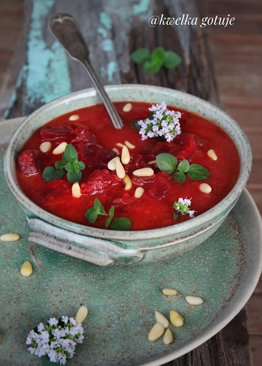 Zupa pomidorowo-buraczana