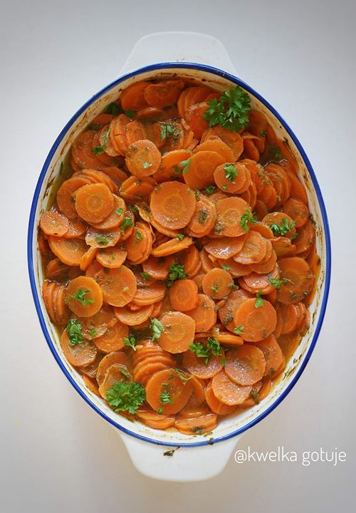 Pieczone marchewki do obiadu
