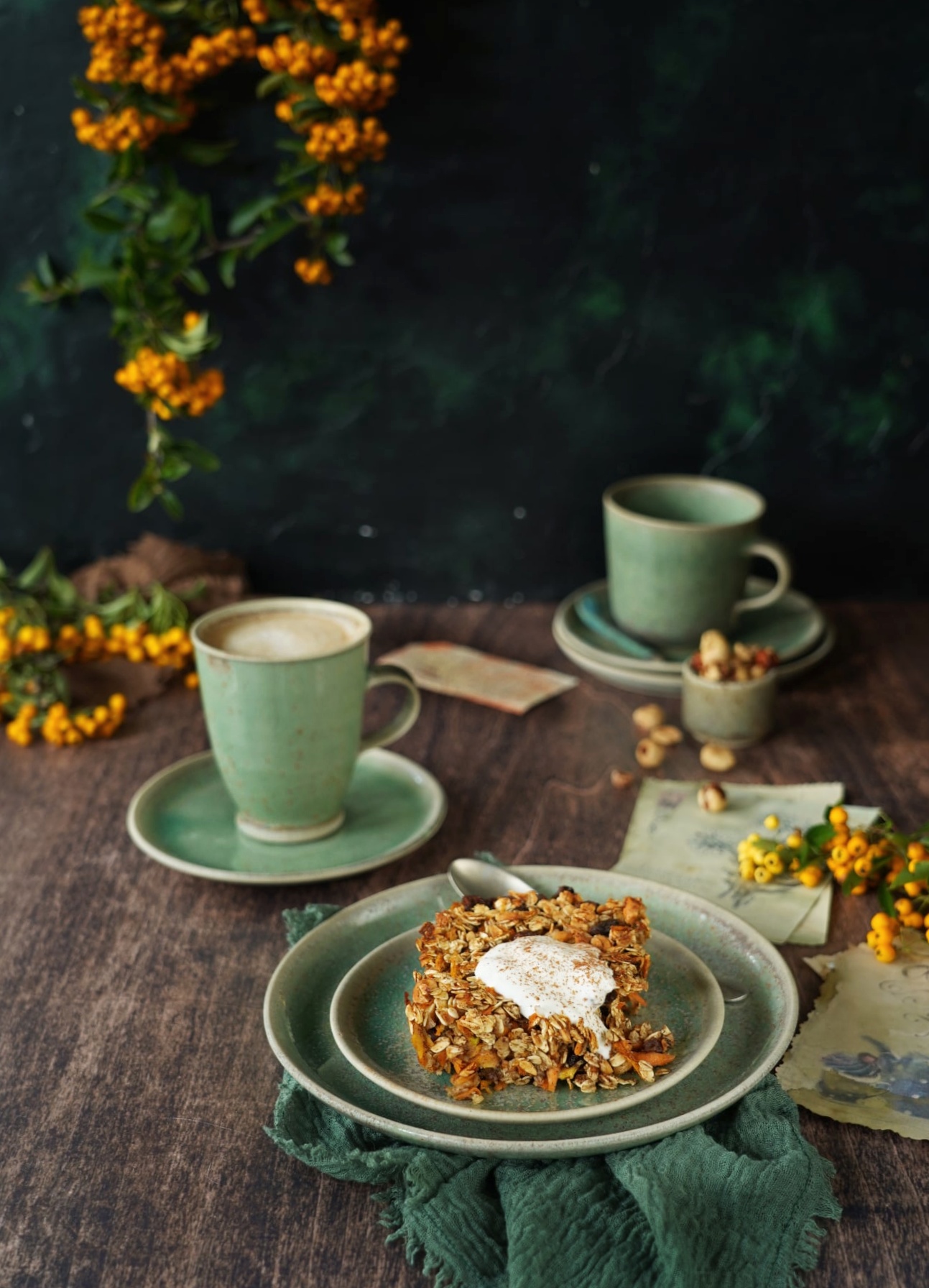 Pieczona owsianka marchewkowa