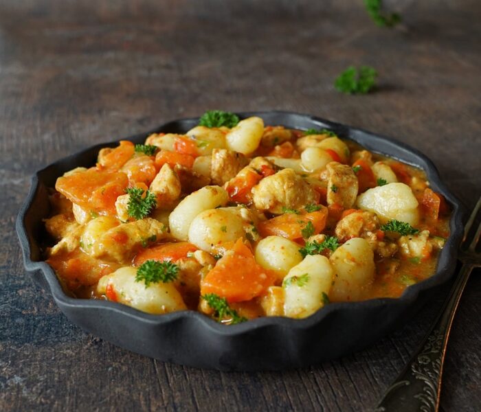 Potrawka z kurczaka z gniocchi