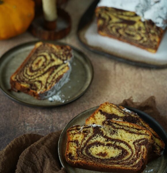 Ciasto dyniowa zebra