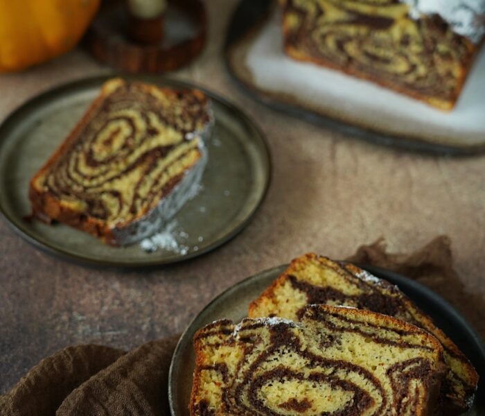 Ciasto dyniowa zebra